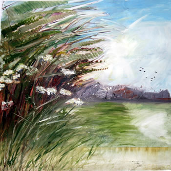 Birds on the Horizon by Suzanne Clark, Artist, Sussex